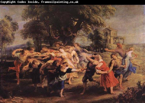 RUBENS, Pieter Pauwel Dance of the Peasants